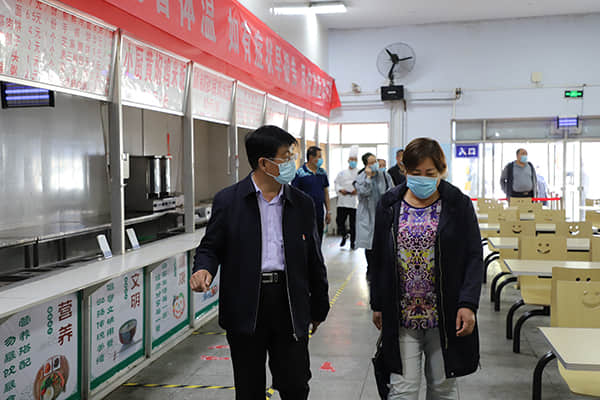 省督导组督导检查开元官网疫情防控和开学准备工作