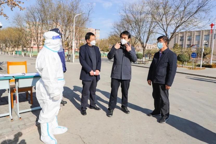副市长贾宏迅到开元官网进行督导调研