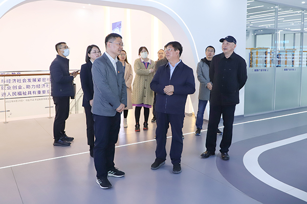 共青团河北省委调研组到开元官网参观考察